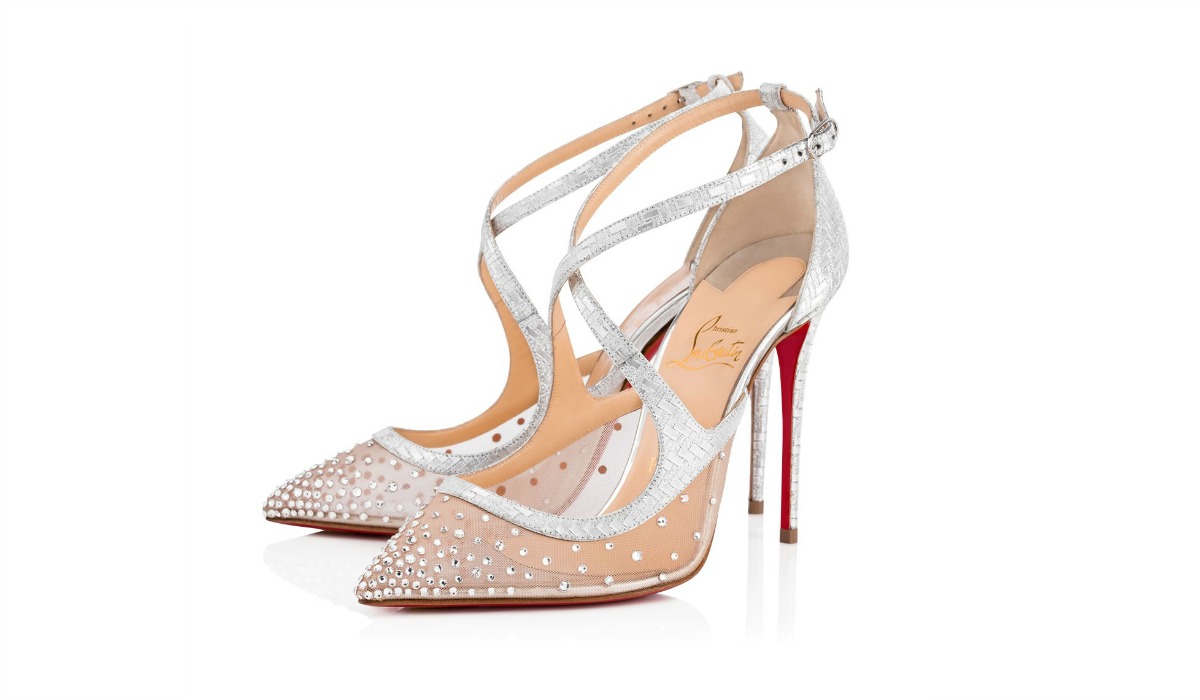 christian louboutin twistissimastrass wedding shoes