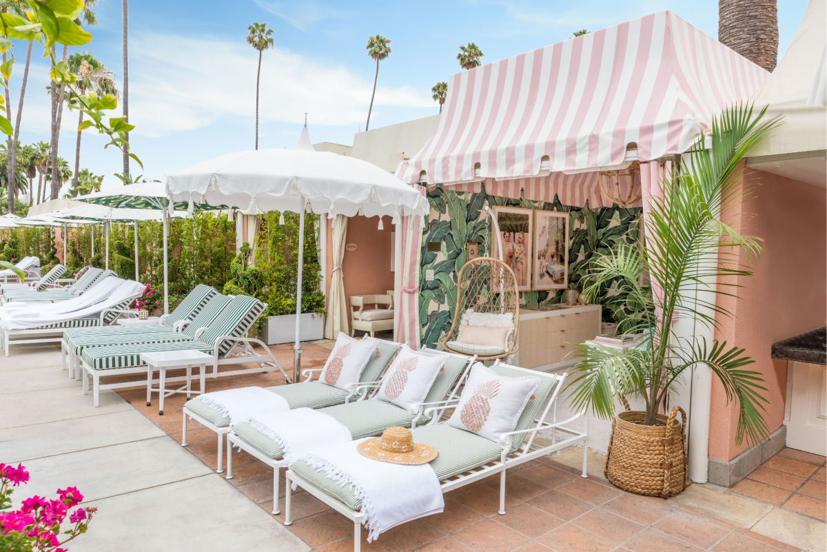 The Beverly Hills Hotel Launches a Gray Malin Cabana - AGLAIA